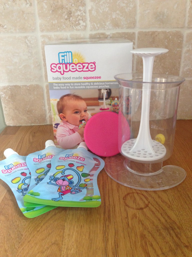 fill 'n' squeeze product review baby weaning baby food easy pouches masher fill n squeeze