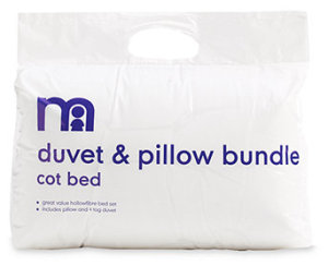 Mothercare duvet and pillow bundle