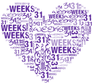 keeping up with the bump - week 31