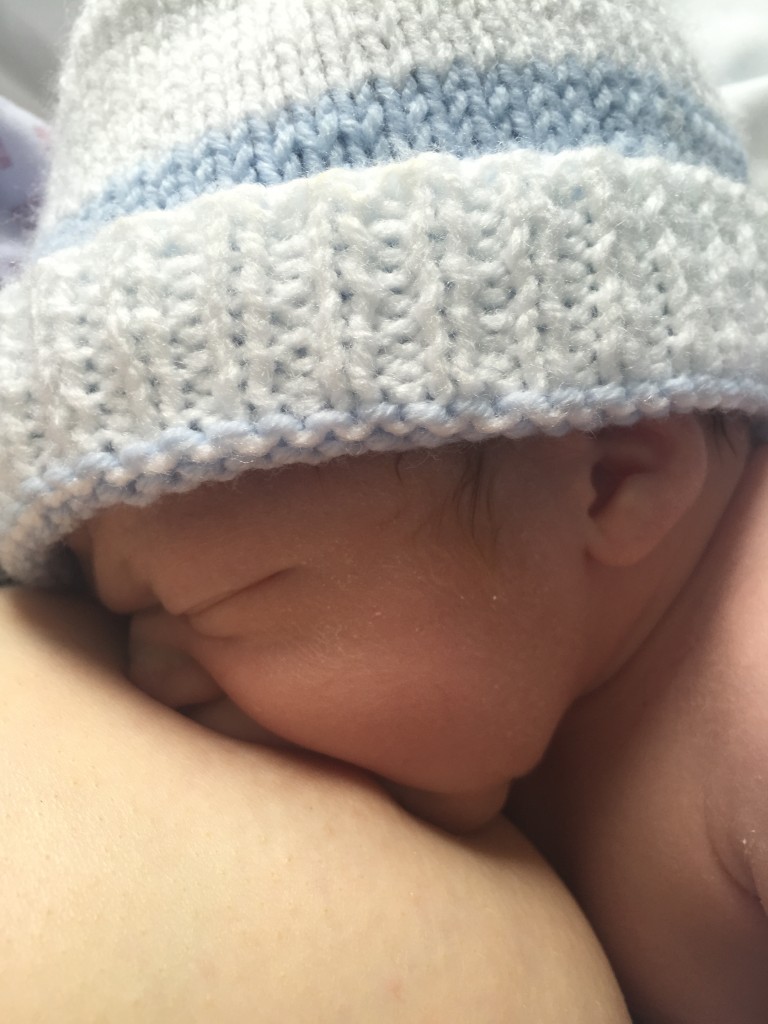 Newborn breastfeeding straight after a c-section - The things I forgot about breastfeeding