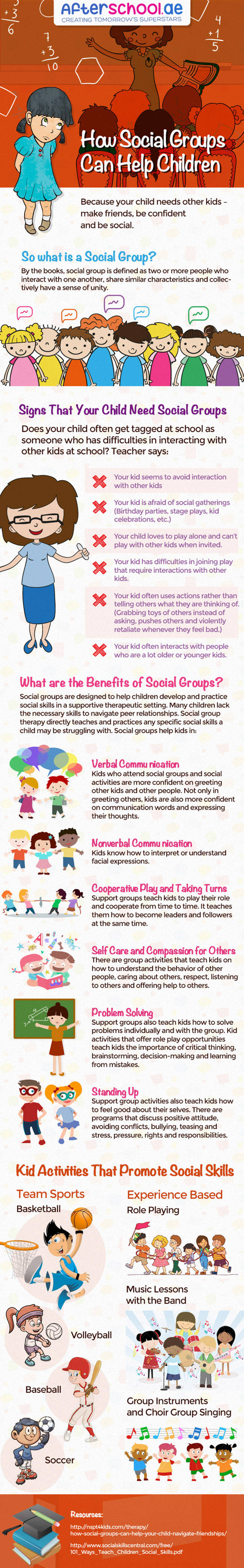 how social groups can help children development
