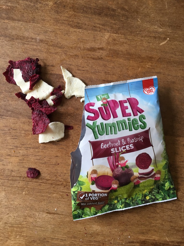 the super yummies range cow and gate weaning beetroot and parsnip slices baby toddler food snack pack flavours