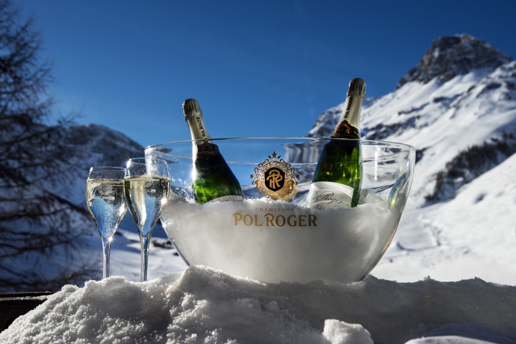 Pol Roger Champagne french alps le chardon mountain lodges french alps skiing chalets catered