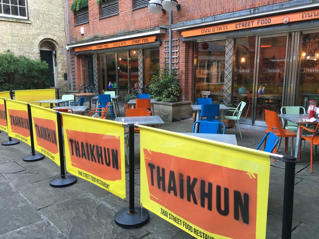 thaikhun cambridge places to eat riverside quayside food restaurant outdoor area