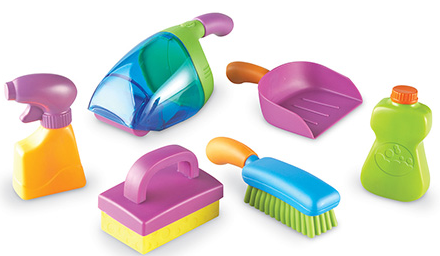 learning resources clean it kit set imagination cleaning housework get the kids to help spring