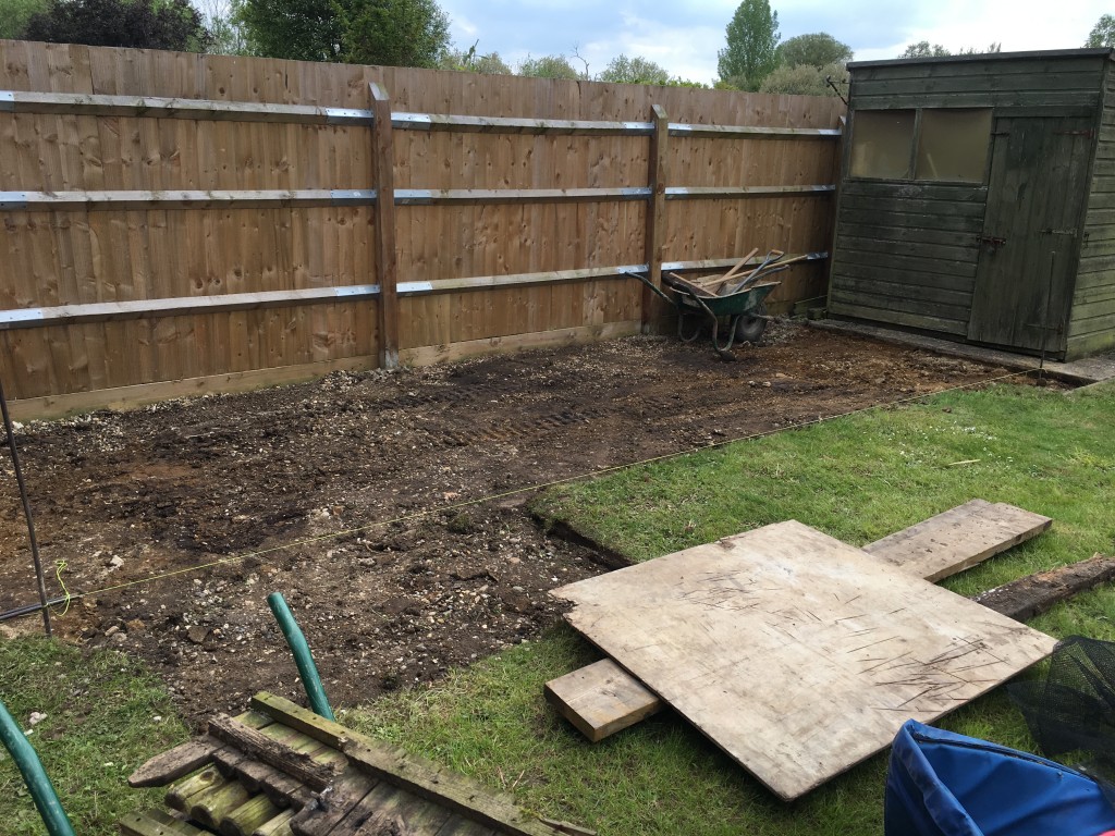 garden makeover vegetable patches grass stones gravel overhaul making our house a home garden part three