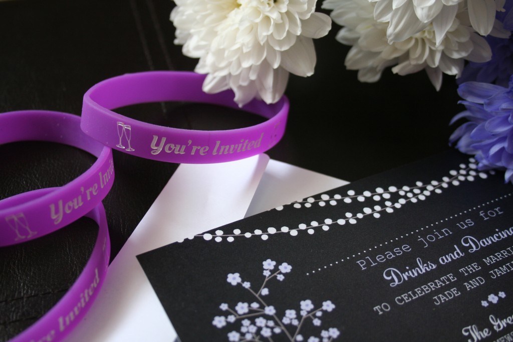 wedding invitation purple vistaprint idc bands menus flowers down the aisle series 11 weeks to go what I have left