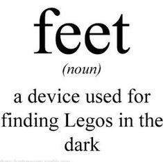 feet lego in the dark hurt like hell solicitor personal injury claim