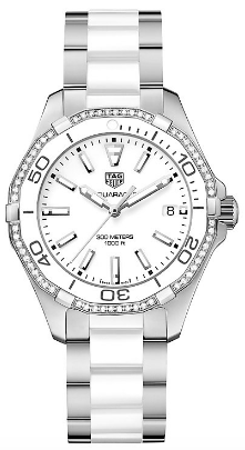 tag heuer aquaracer women's watch two tone white steel top five favourite watches expensive beautiful classic elegant