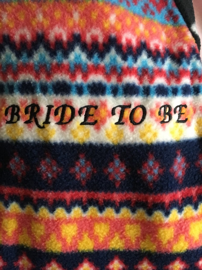 the all in one onesie company personalised customised personal custom made northumberland british handmade hen weekend brighton party experience days review material choices online bride to be