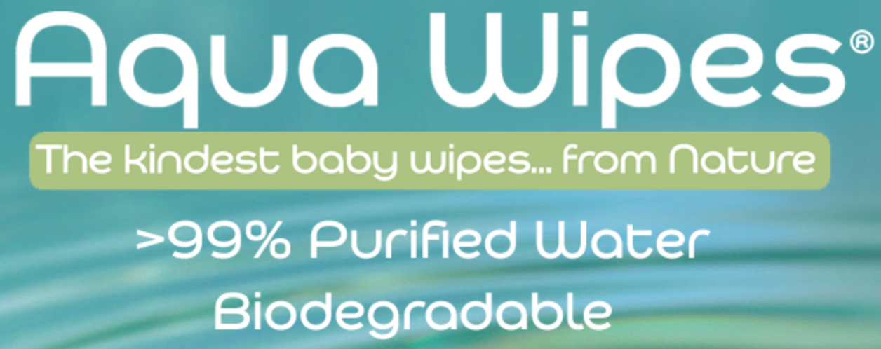 aqua wipes friendly biodegradable alternative nappies subscription plastic free baby wipes eco friendly green environmentally friendly