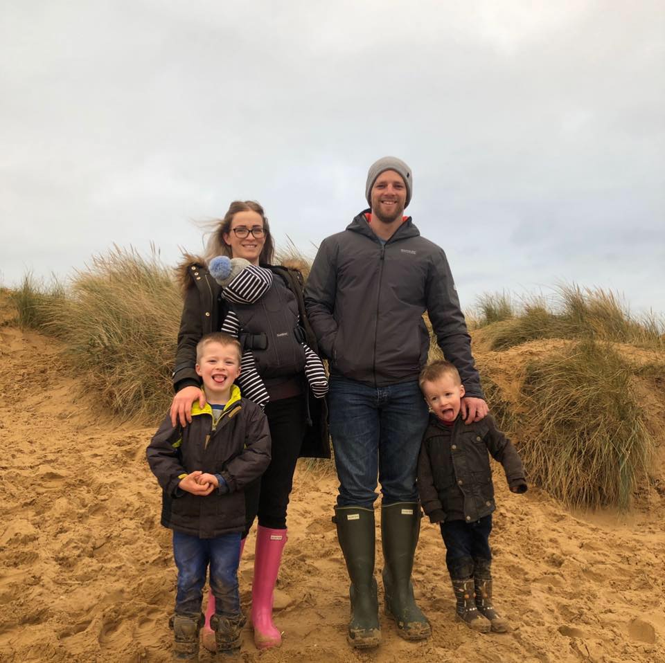 Lacking A 'Thing', Struggling To Feel Successful + Finding A New Me after children family photo on hunstanton beach