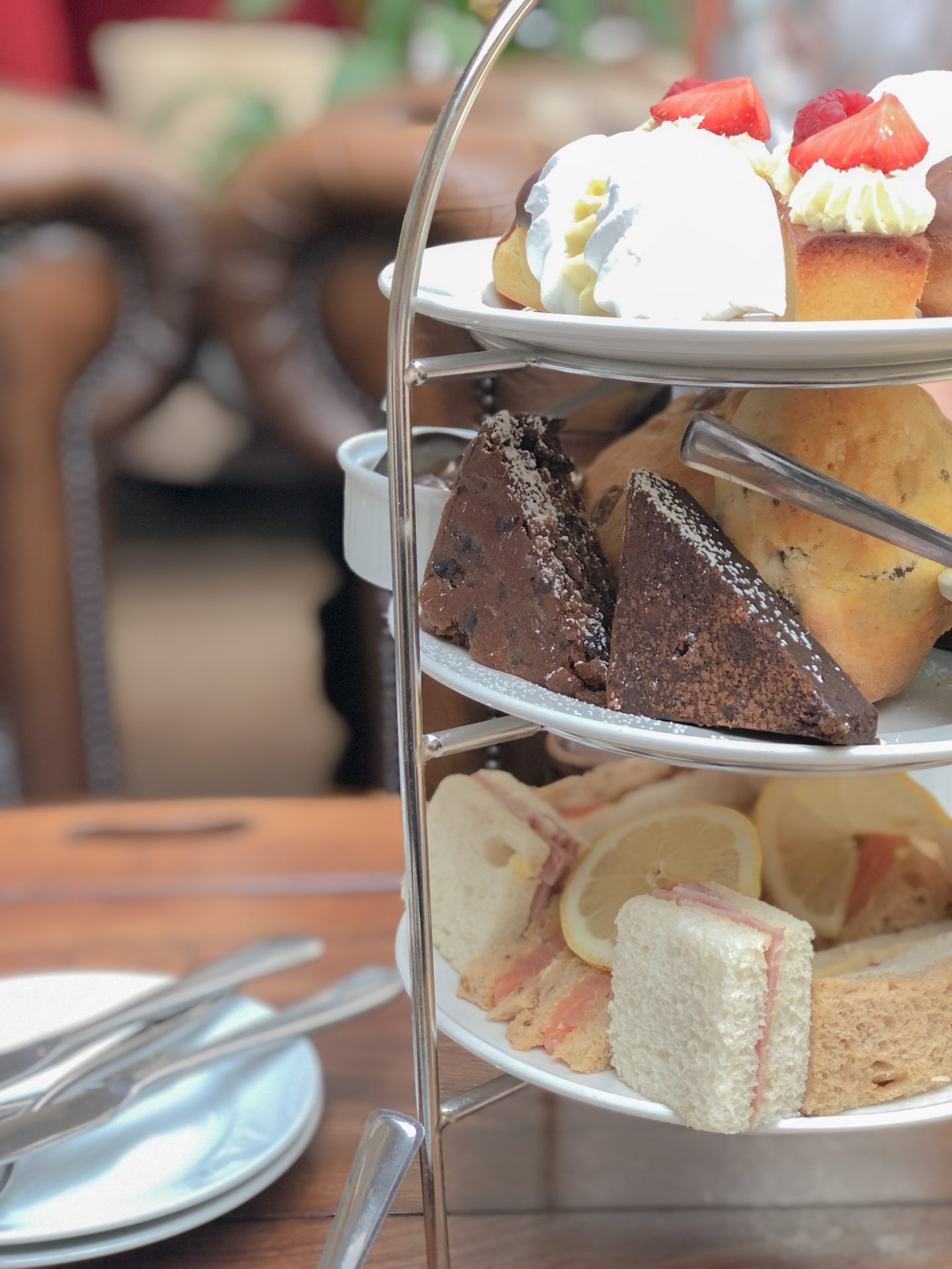 the grove hotel cromer afternoon tea review three tier platter sweet and savoury