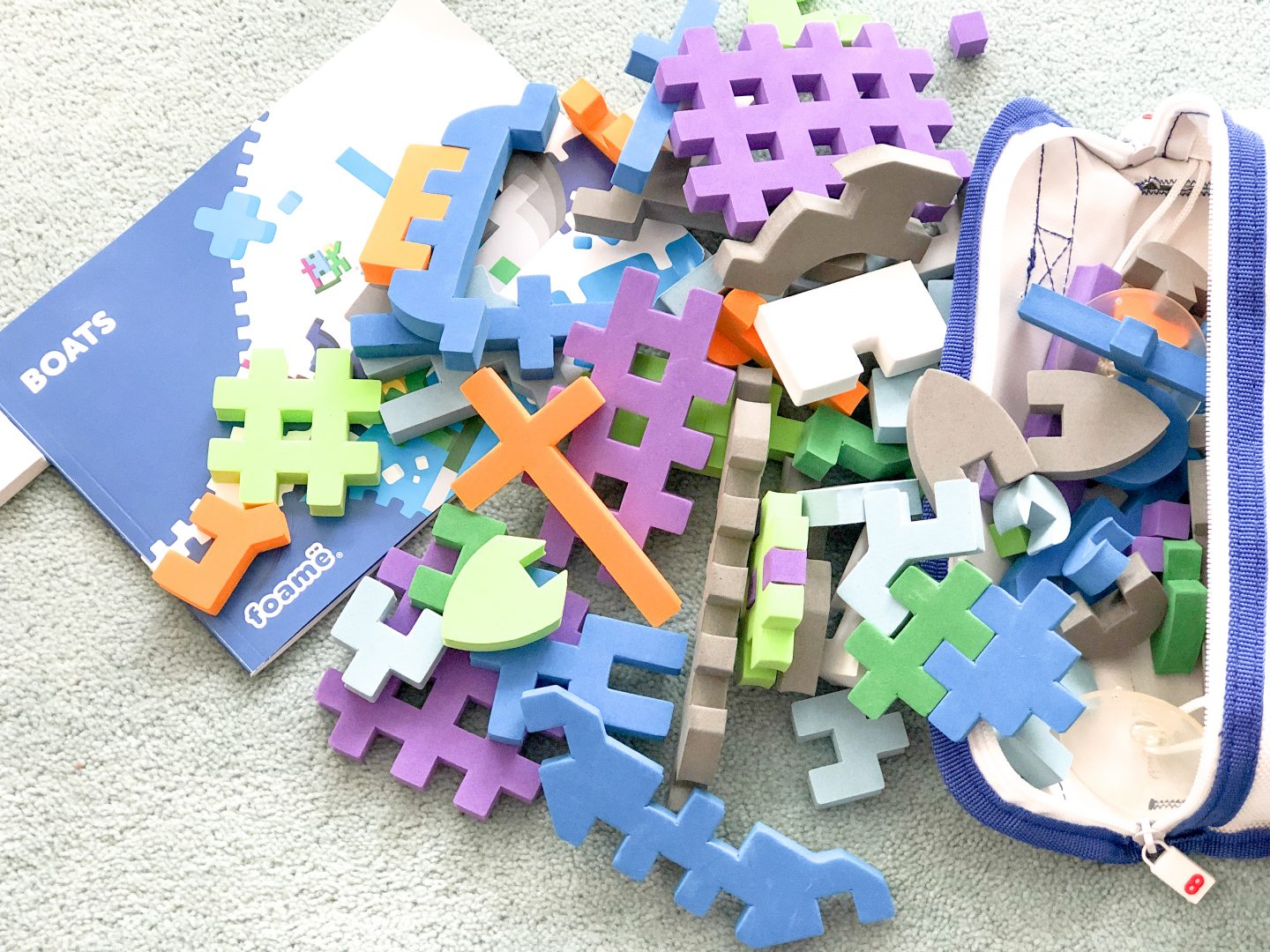 review and giveaway foame voyages adventure creatures set imaginative and creative play for kids using foam construction pieces alternative to lego gift ideas for 3 4 5 6 year old