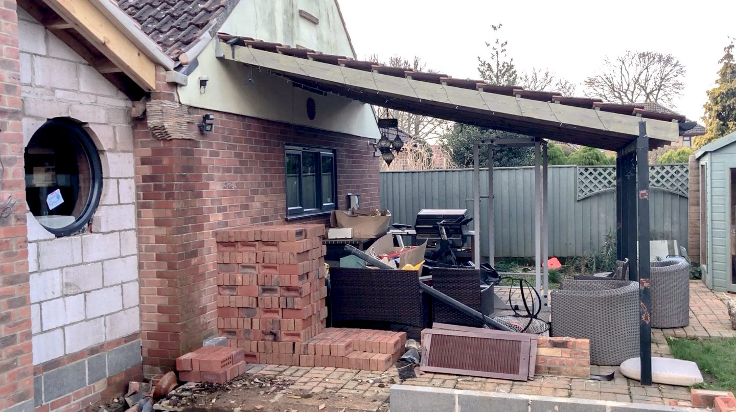 making our house a home adding a gazebo to the garden and why you should consider one veranda on side of house sloping with tiles